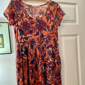 Peruvian Connection Earth-Toned Dress